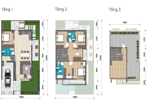Thiết kế Biệt thự ven kênh CV2