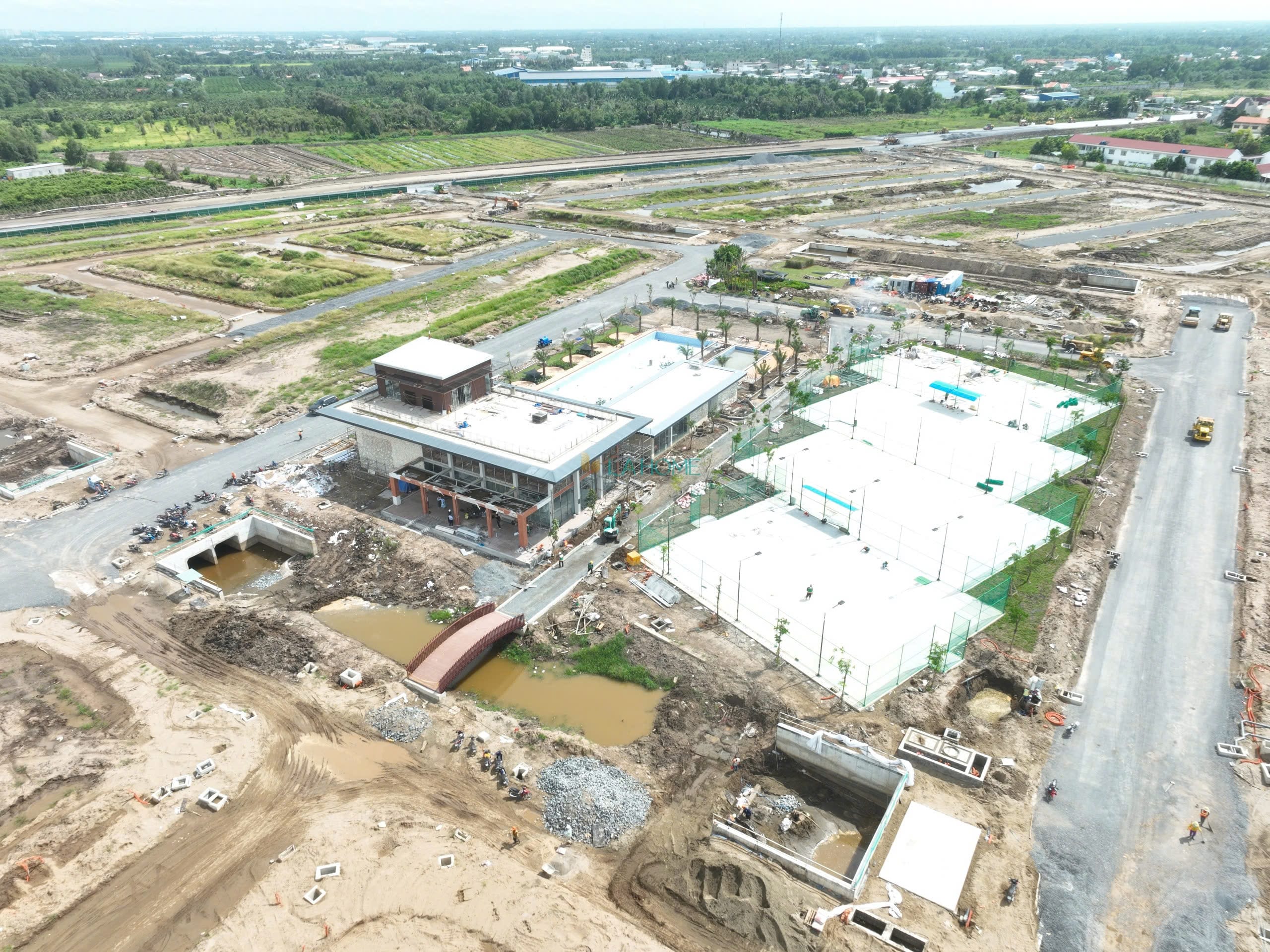 hình thực tế khu đô thị sinh thái lahome